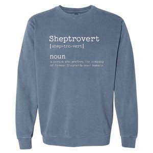 Funny German Shepherd Dog Garment-Dyed Sweatshirt