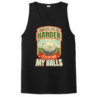 The Older I Get The Harder It Is To Find My Balls Funny Golfer PosiCharge Competitor Tank