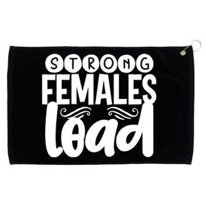 Feminism Gift Strong Females Lead Feminist Gift Grommeted Golf Towel