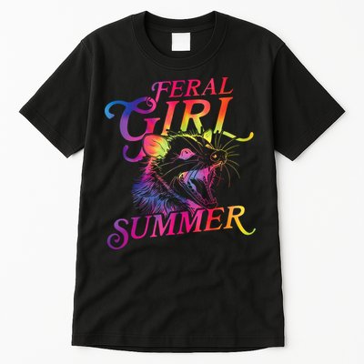 Feral Girl Summer Funny Tall T-Shirt