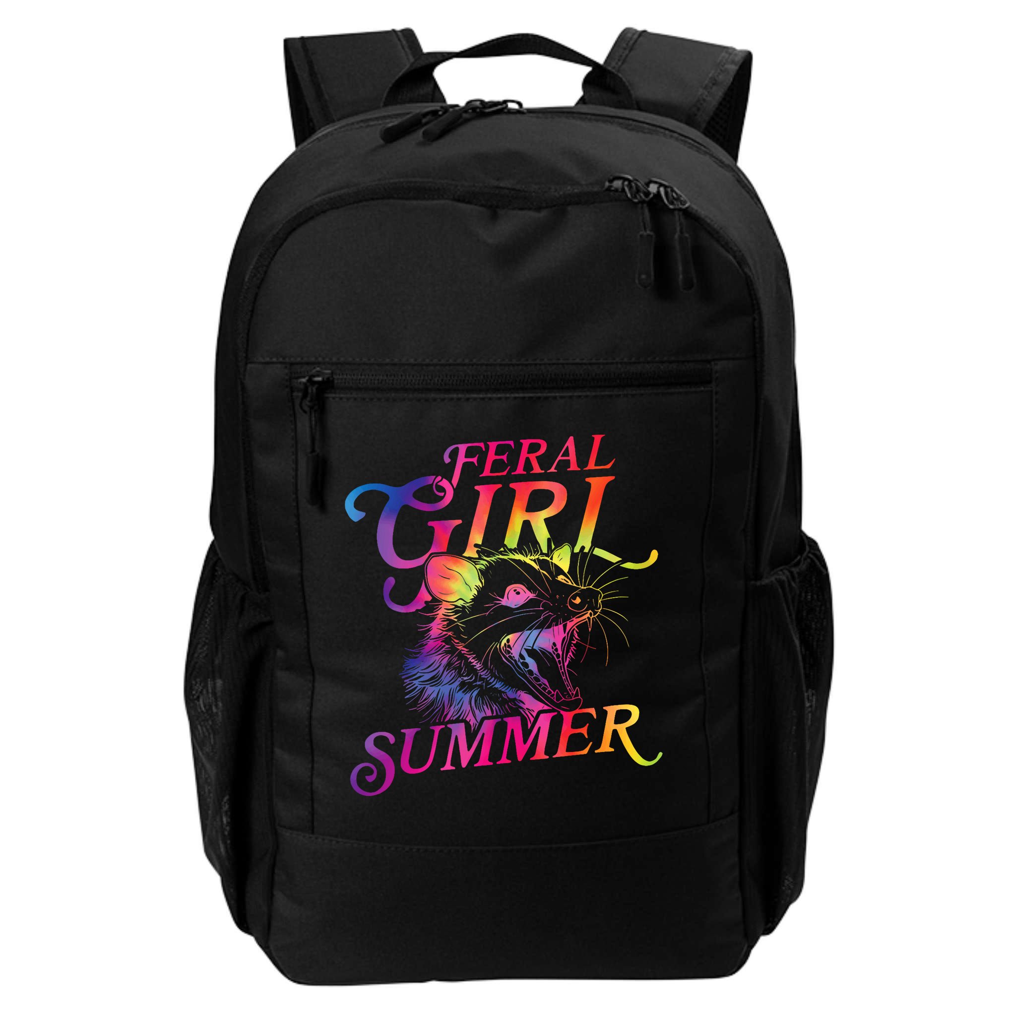 Feral Girl Summer Funny Backpack