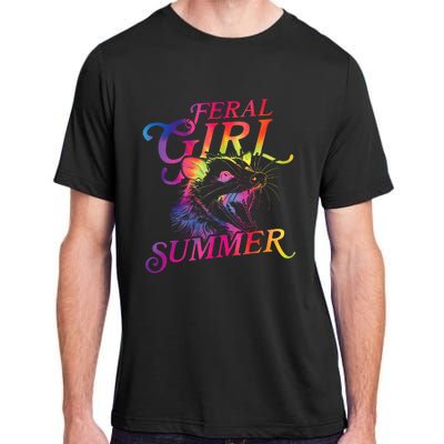 Feral Girl Summer Funny Adult ChromaSoft Performance T-Shirt