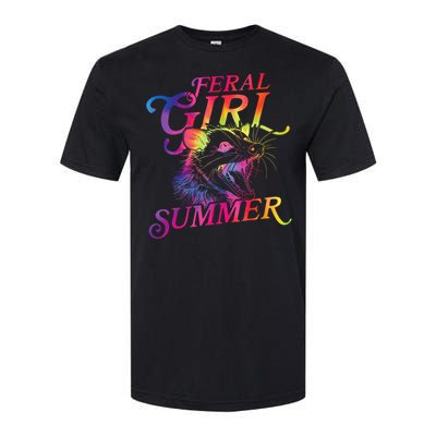 Feral Girl Summer Funny Softstyle CVC T-Shirt