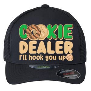 Funny Girl Scout Cookie Dealer I'll Hook You Up Flexfit Unipanel Trucker Cap