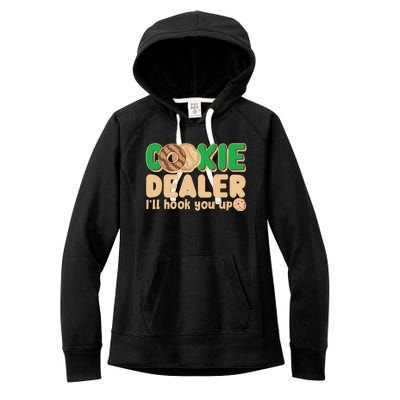 Funny Girl Scout Cookie Dealer I'll Hook You Up Women's Fleece Hoodie