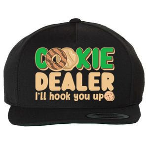 Funny Girl Scout Cookie Dealer I'll Hook You Up Wool Snapback Cap