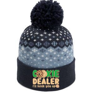 Funny Girl Scout Cookie Dealer I'll Hook You Up The Baniff Cuffed Pom Beanie