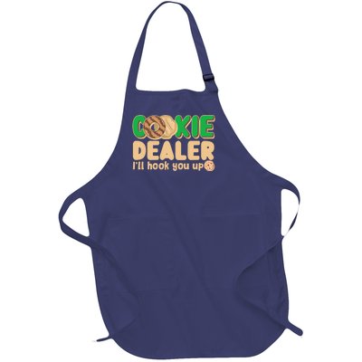 Funny Girl Scout Cookie Dealer I'll Hook You Up Full-Length Apron With Pockets