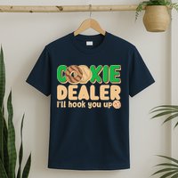 Funny Girl Scout Cookie Dealer I'll Hook You Up T-Shirt