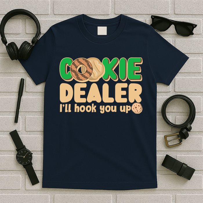 Funny Girl Scout Cookie Dealer I'll Hook You Up T-Shirt