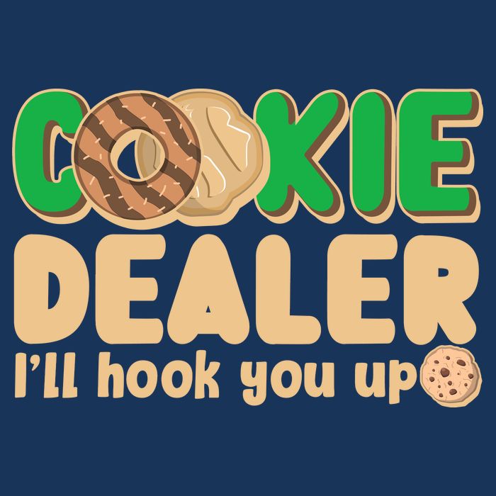 Funny Girl Scout Cookie Dealer I'll Hook You Up T-Shirt