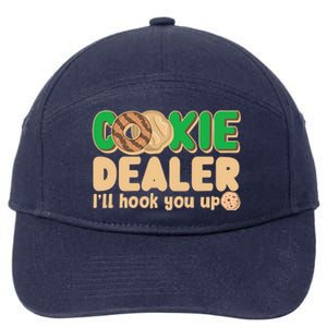 Funny Girl Scout Cookie Dealer I'll Hook You Up 7-Panel Snapback Hat