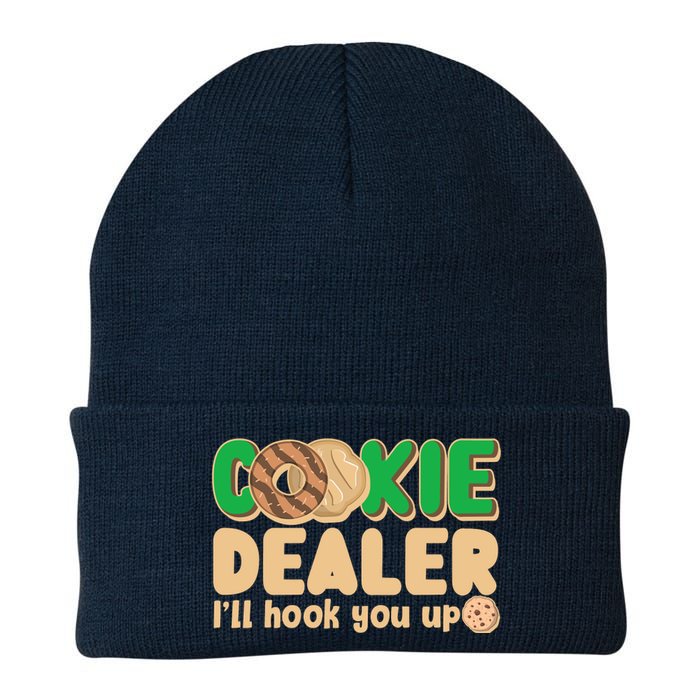 Funny Girl Scout Cookie Dealer I'll Hook You Up Knit Cap Winter Beanie