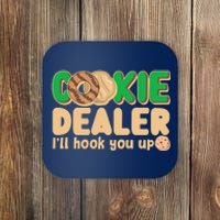 Funny Girl Scout Cookie Dealer I'll Hook You Up Coaster