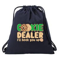 Funny Girl Scout Cookie Dealer I'll Hook You Up Drawstring Bag