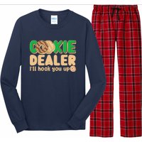 Funny Girl Scout Cookie Dealer I'll Hook You Up Long Sleeve Pajama Set