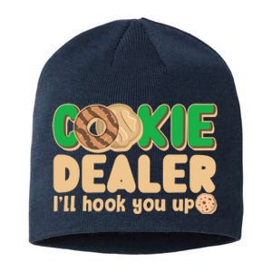 Funny Girl Scout Cookie Dealer I'll Hook You Up Sustainable Beanie