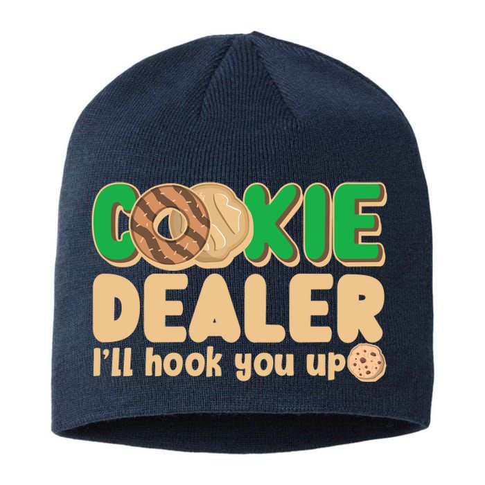 Funny Girl Scout Cookie Dealer I'll Hook You Up Sustainable Beanie