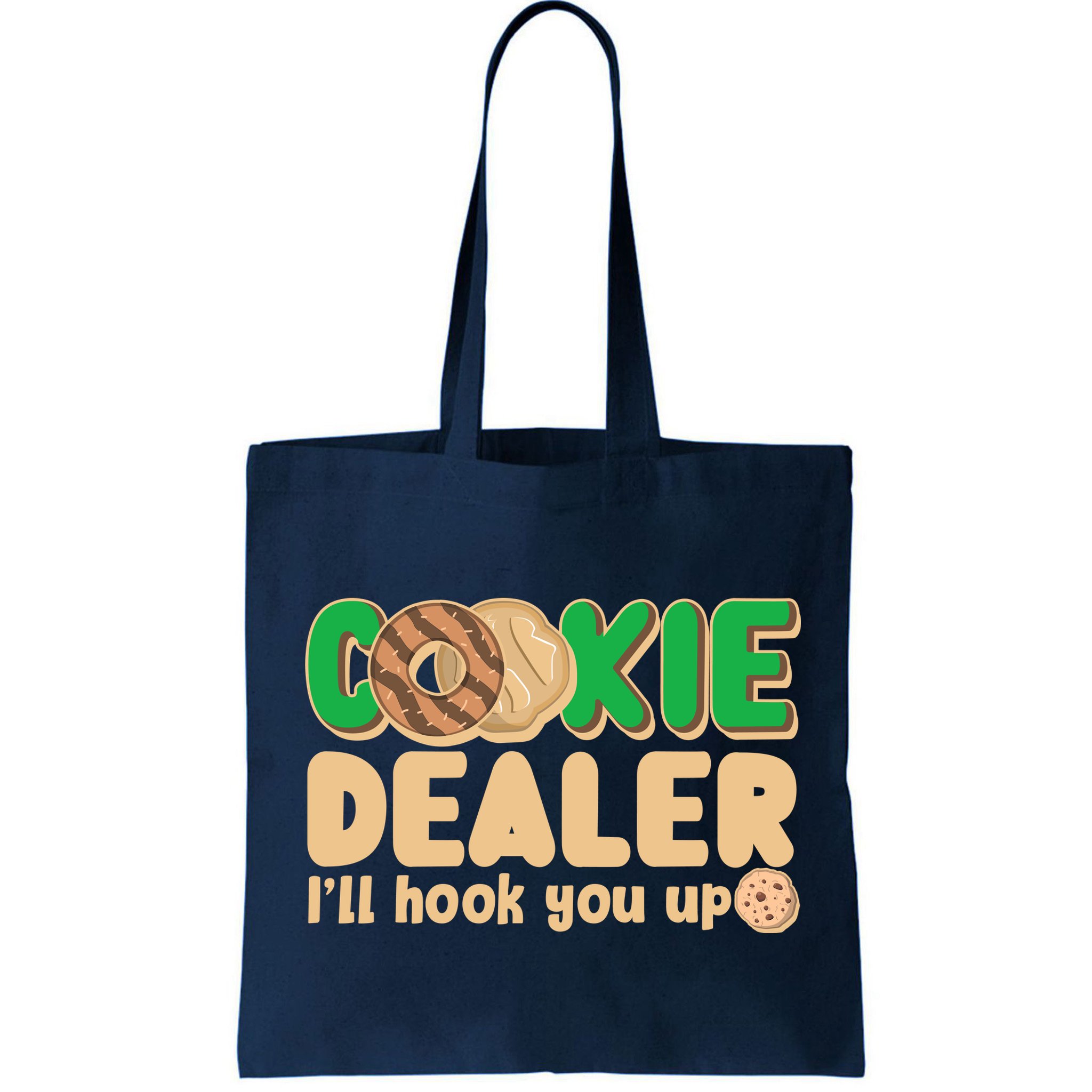 Funny Girl Scout Cookie Dealer I'll Hook You Up Bag