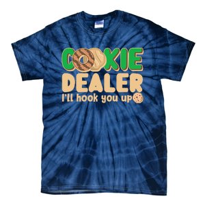 Funny Girl Scout Cookie Dealer I'll Hook You Up Tie-Dye T-Shirt