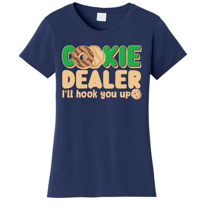 Funny Girl Scout Cookie Dealer I'll Hook You Up Women's T-Shirt