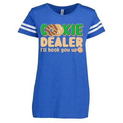 Funny Girl Scout Cookie Dealer I'll Hook You Up Enza Ladies Jersey Football T-Shirt