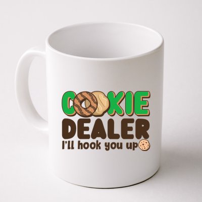 Funny Girl Scout Cookie Dealer I'll Hook You Up Coffee Mug