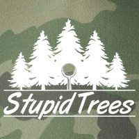Funny Golfer Stupid Trees Legacy Tie Dye Trucker Hat