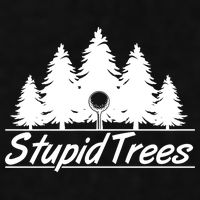 Funny Golfer Stupid Trees Ladies PosiCharge Tri-Blend Wicking Tank