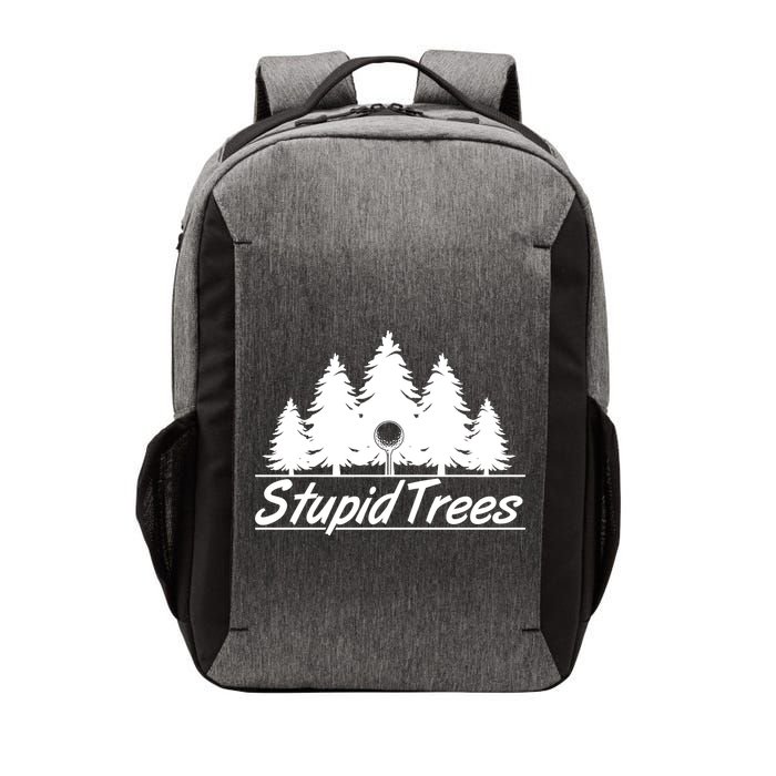 Funny Golfer Stupid Trees Vector Backpack