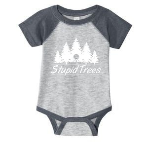 Funny Golfer Stupid Trees Infant Baby Jersey Bodysuit