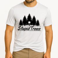 Funny Golfer Stupid Trees Performance Shirt