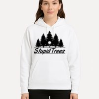 Funny Golfer Stupid Trees Hoodie