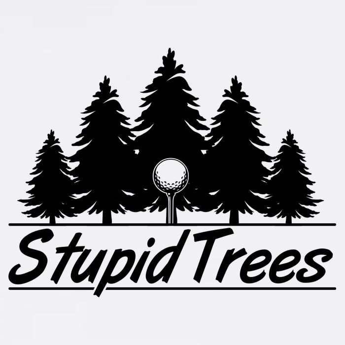 Funny Golfer Stupid Trees Hoodie