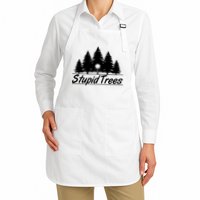 Funny Golfer Stupid Trees Apron