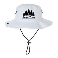 Funny Golfer Stupid Trees Bucket Hat