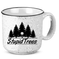 Funny Golfer Stupid Trees 15oz Campfire Ceramic Mug