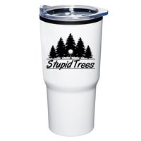 Funny Golfer Stupid Trees Tumbler