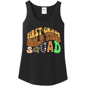 First Grade Students School Zoo Field Trip Squad Matching Ladies Essential Tank