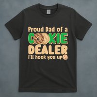 Funny Girl Scout Proud Dad Of A Cookie Dealer I'll Hook You Up T-Shirt