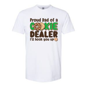 Funny Girl Scout Proud Dad Of A Cookie Dealer I'll Hook You Up Softstyle® CVC T-Shirt