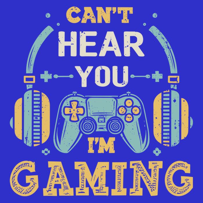 Funny Gamer Saying I CanT Hear You IM Gaming Cool Gift Womens T-Shirt