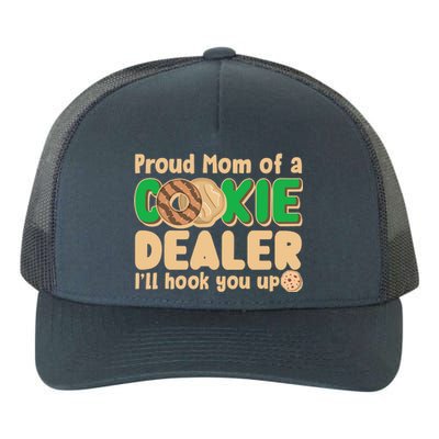 Funny Girl Scout Proud Mom Of A Cookie Dealer I'll Hook You Up Yupoong Adult 5-Panel Trucker Hat