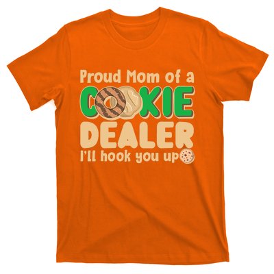 Funny Girl Scout Proud Mom Of A Cookie Dealer I'll Hook You Up T-Shirt