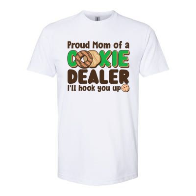 Funny Girl Scout Proud Mom Of A Cookie Dealer I'll Hook You Up Softstyle® CVC T-Shirt