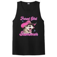 Feral Girl Summer Opossum Funny Vintage PosiCharge Competitor Tank