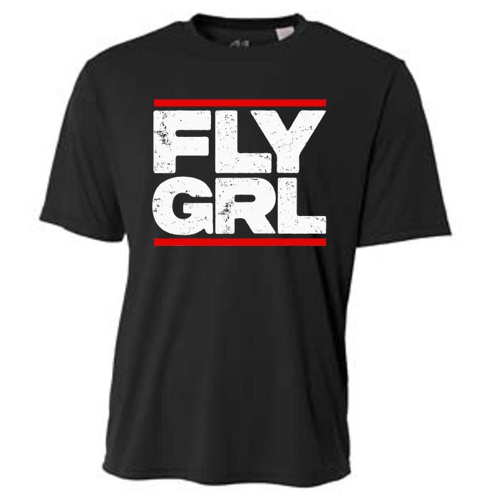 Fly Grl Survival Of The Thickest Mavis Beamont Cooling Performance Crew T-Shirt