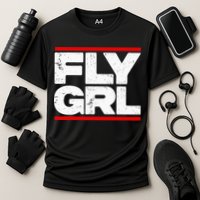 Fly Grl Survival Of The Thickest Mavis Beamont Cooling Performance Crew T-Shirt