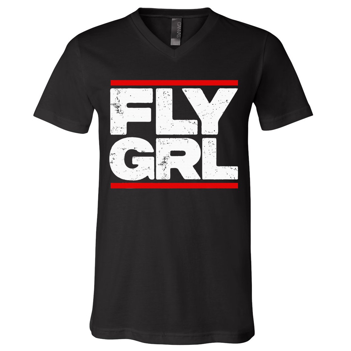Fly Grl Survival Of The Thickest Mavis Beamont V-Neck T-Shirt