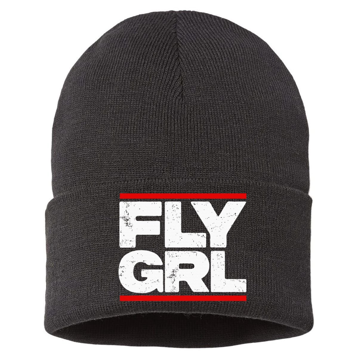 Fly Grl Survival Of The Thickest Mavis Beamont Sustainable Knit Beanie